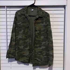 Old Navy Women's Camouflage Field Shirt